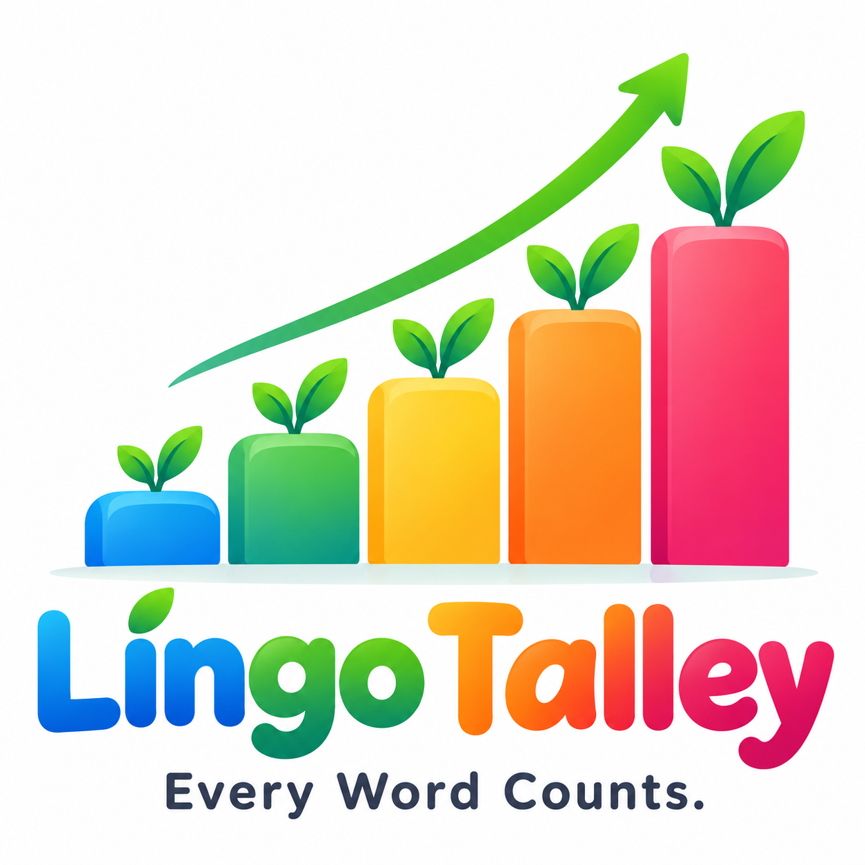 Lingo Talley colorful growth chart logo